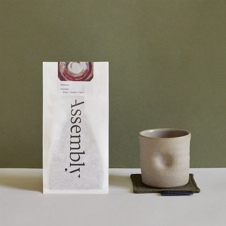Assembly x Soka Linens — linen coffee coasters
